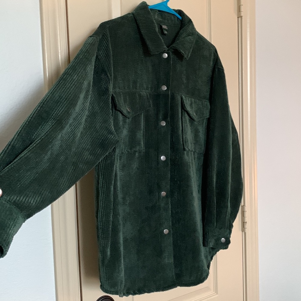 Dark Green Corduroy Jacket